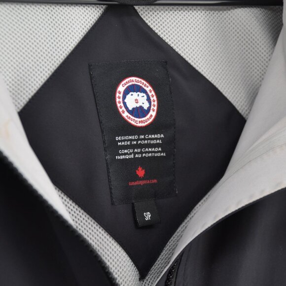 Canada Goose Pacifica Rain Jacket Black Women's S Waterproof Lightweight Hooded - Picture 6 of 9